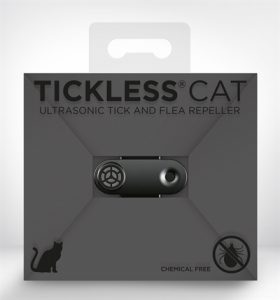 Tickless teek en vlo afweer voor kat zwart