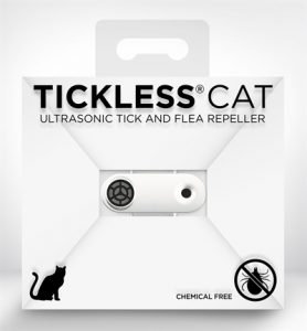 Tickless teek en vlo afweer voor kat wit