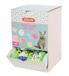 Zolux display speelballen kat assorti