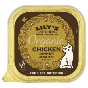 Lily’s kitchen cat organic chicken dinner